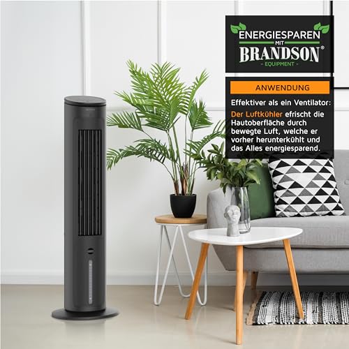 51horawdzll.jpg Brandson - Turmventilator mit Wasserkühlung - Preisträger 2025 - leise - mobile Klimaanlage ohne Abluftschlauch - großes
