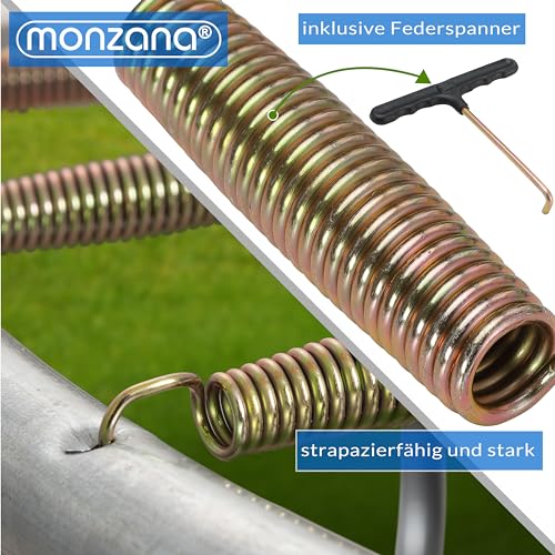 51lep6d1b2l.jpg Monzana® Trampolin Ø 305 cm TÜV SÜD GS Zertifiziert inkl. Sicherheitsnetz Kindertrampolin Gartentrampolin Monzana® Tramp