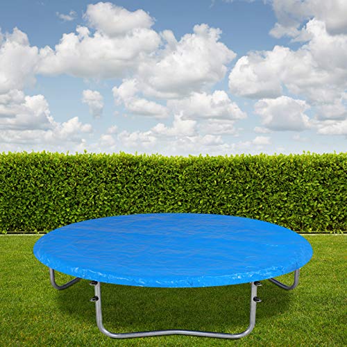 51nev93yyyl.jpg Monzana Trampolin Abdeckung blau UV-beständig Wetterschutz | Monzana Trampolin Abdeckung Ø 244 cm reißfest Trampolinsch