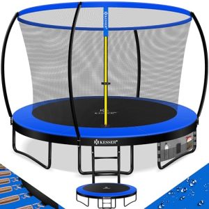 Kesser® Trampolin | TÜV Rheinland GS Zertifiziert | Kindertrampolin 366 cm | inkl. Sicherheitsnetz Kesser® Trampolin |