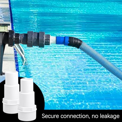 51yfn4tym6l.jpg 2 Stück Pool Schlauchverbinder, Schlauchtülle, für Weiße Pool Set Ø 32 / 38 mm auf 1,5 Zoll Schlauchstutzen
