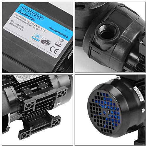 51zpdqccval.jpg Monzana® Sandfilteranlage 15.900L/h für Pools bis 70000L und 7 Wege Ventil