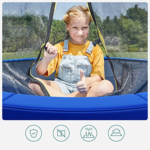 61 e0zfr4al.jpg SONGMICS Trampolin Randabdeckung, Sicherheitsmatte, Kinder, Garten, UV-resistent, reißfest, Standardgröße