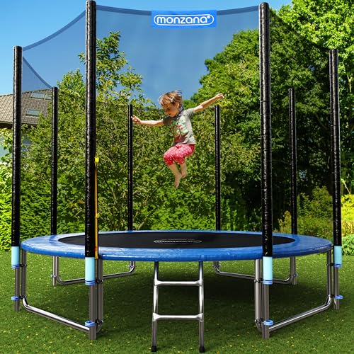 61p0sptk3l.jpg Monzana® Trampolin Ø 305 cm TÜV SÜD GS Zertifiziert inkl. Sicherheitsnetz Kindertrampolin Gartentrampolin Monzana® Tramp