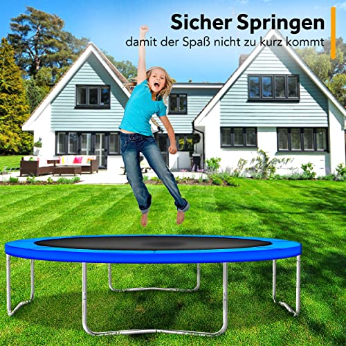 61psxwhgjl.jpg KIDUKU Trampolin Randabdeckung | reißfest | perfekt für Familien in der Garten | maximale Federschutz und UV-Beständigke
