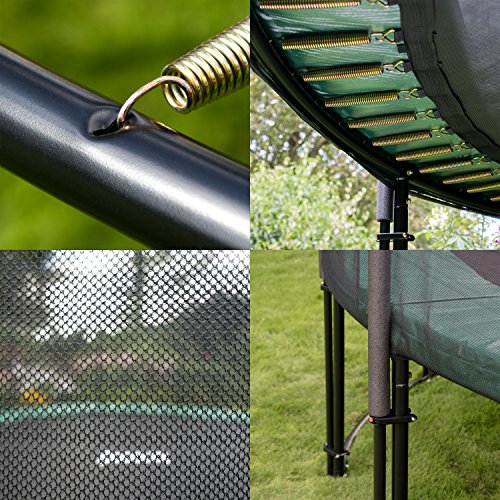 61kzgi0rl6l.jpg Erwachsene Outdoor Trampolin Ampel 24 Deluxe komplett mit Sicherheitsnetz und Außennetz | Familiengeselliges Outdoor Tr