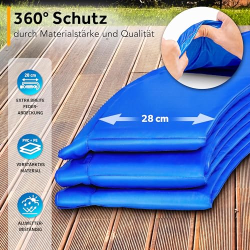 61zv32sa3nl.jpg KIDUKU Trampolin Randabdeckung | reißfest | perfekt für Familien in der Garten | maximale Federschutz und UV-Beständigke